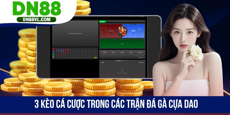 3 kèo cá cược trong các trận đá gà cựa dao