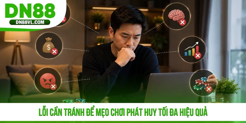 Lỗi cần tránh để mẹo chơi phát huy tối đa hiệu quả